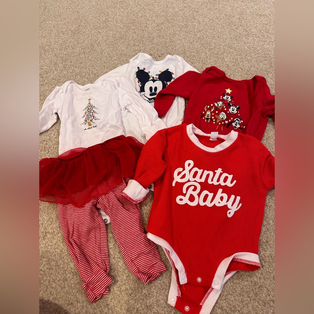 Bundle of Christmas onesies/ set